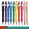 2in1 Stylus Ballpoint Pen Set Metal Touchscreen 10mm Black Ink Writing Pens 4