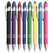 2in1 Stylus Ballpoint Pen Set Metal Touchscreen 10mm Black Ink Writing Pens 6