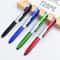 4in1 Multifunction Stylus Ballpoint Pen Foldable Phone Holder Flashlight Touchscreen Pen 0