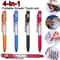 4in1 Multifunction Stylus Ballpoint Pen Foldable Phone Holder Flashlight Touchscreen Pen 3