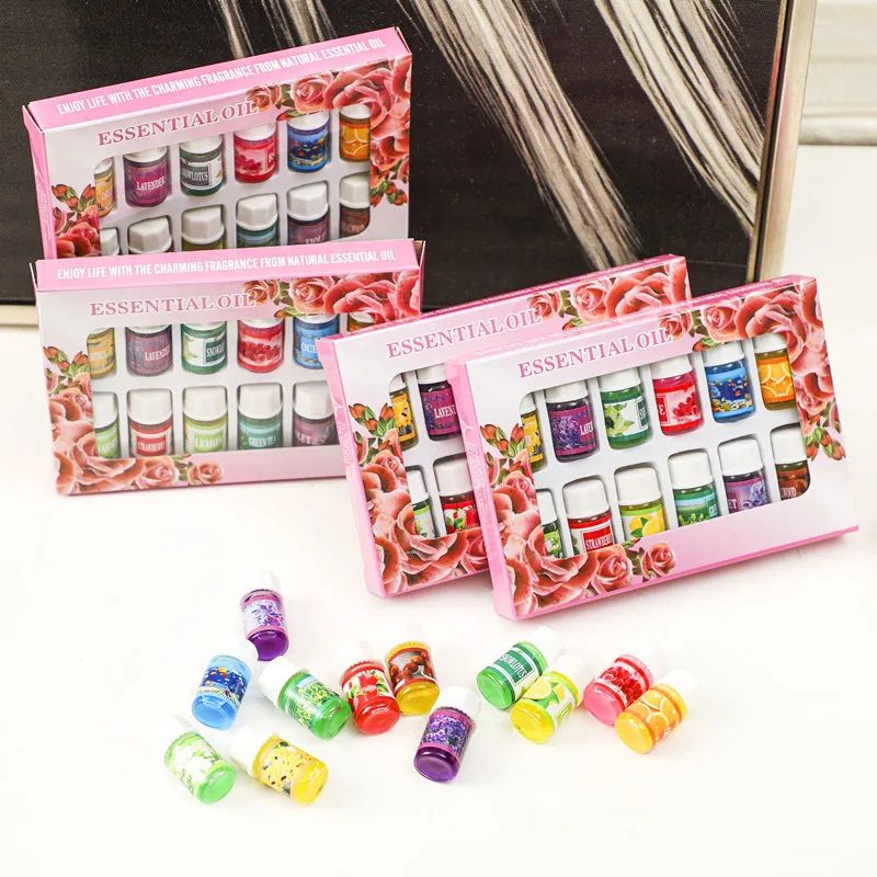 Natural Essential Oil Set 3ml Aromatherapy Fragrance Oils For Diffuser Humidifier Home 3