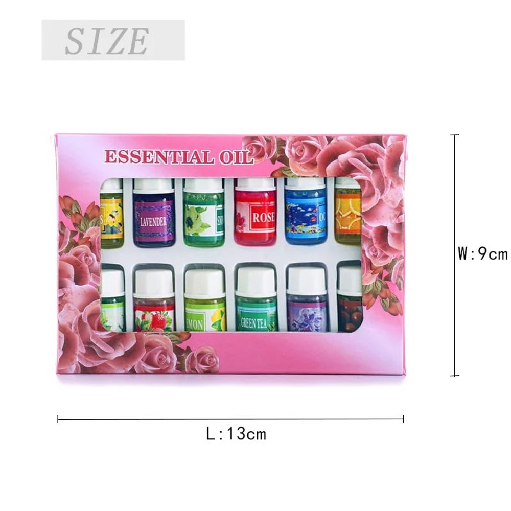 Natural Essential Oil Set 3ml Aromatherapy Fragrance Oils For Diffuser Humidifier Home 2