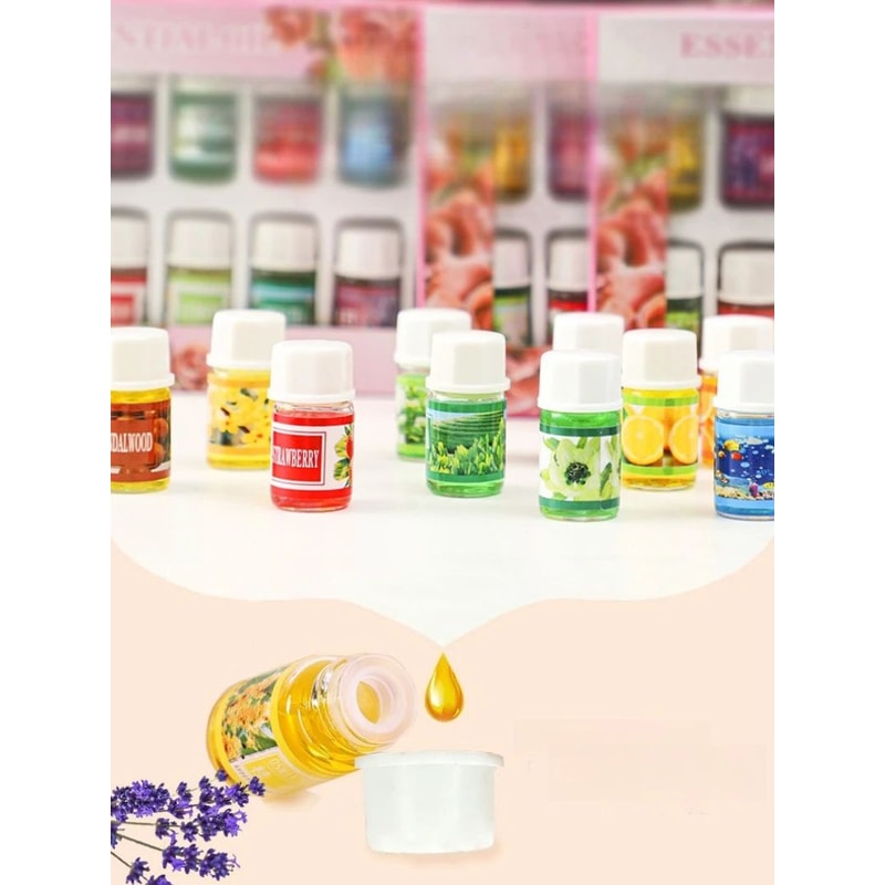 Natural Essential Oil Set 3ml Aromatherapy Fragrance Oils For Diffuser Humidifier Home 1