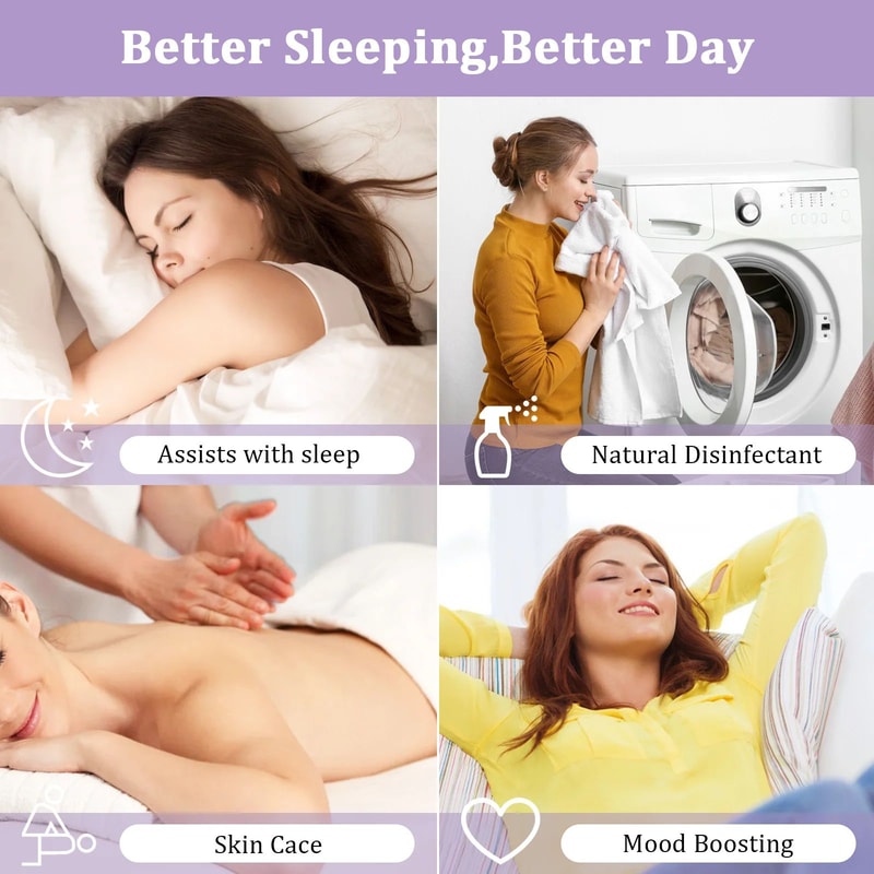 EUQEE 399 Fl Oz Essential Oil With Glass Dropper Lavender Jasmine Eucalyptus Vanilla Peppermint A 5