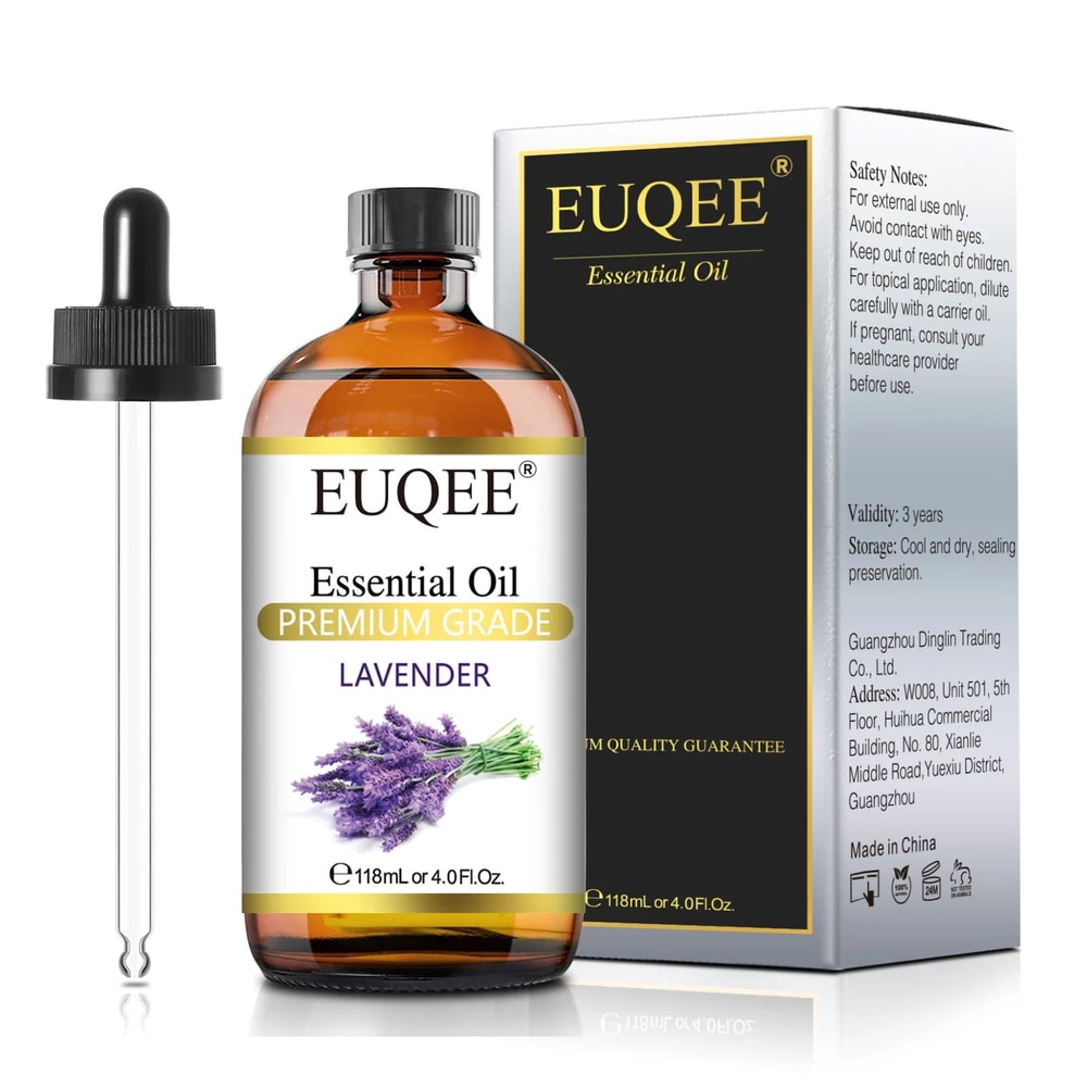 EUQEE 399 Fl Oz Essential Oil With Glass Dropper Lavender Jasmine Eucalyptus Vanilla Peppermint A 7