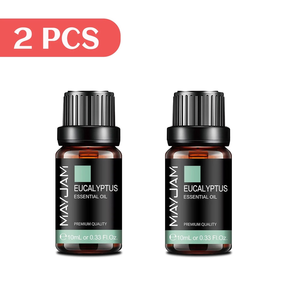 MAYJAM 2pcs Essential Oil Set 10ml Pure Aromatherapy Oils For Diffuser Humidifier DIY 1