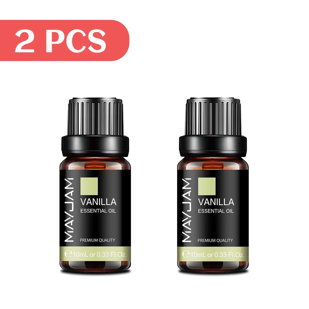 MAYJAM 2pcs Essential Oil Set 10ml Pure Aromatherapy Oils For Diffuser Humidifier DIY 9