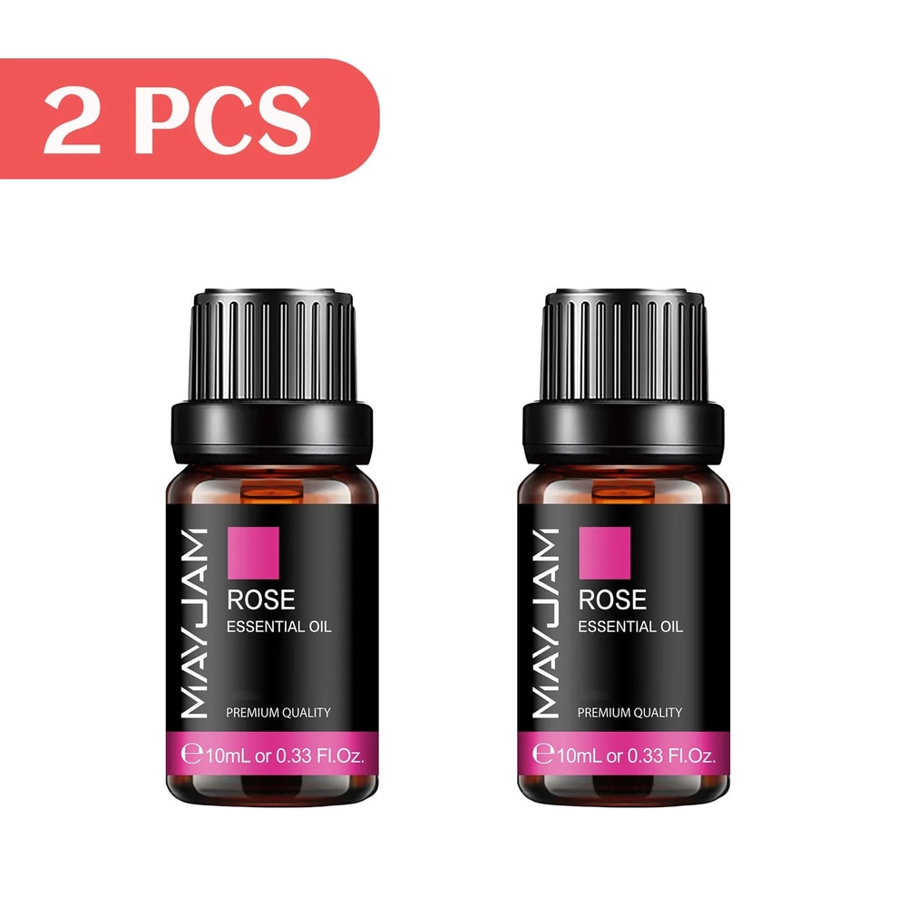 MAYJAM 2pcs Essential Oil Set 10ml Pure Aromatherapy Oils For Diffuser Humidifier DIY 14