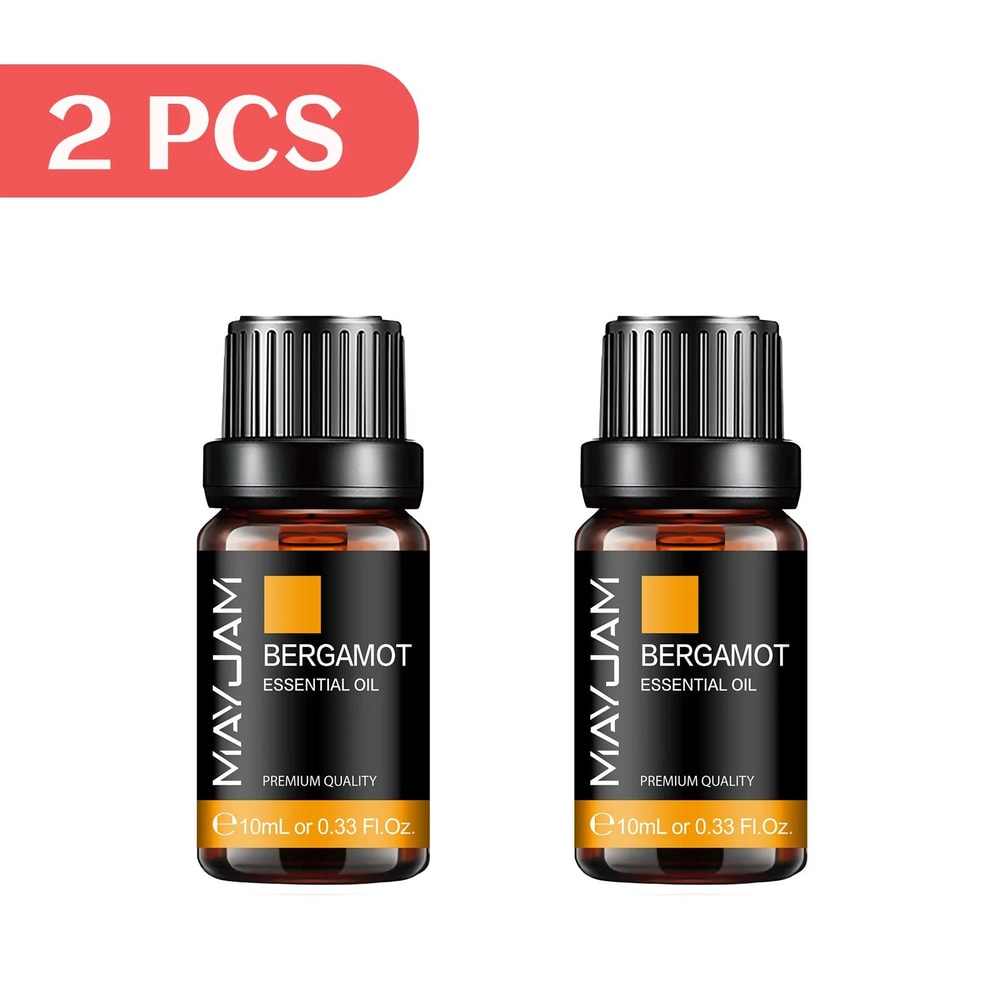 MAYJAM 2pcs Essential Oil Set 10ml Pure Aromatherapy Oils For Diffuser Humidifier DIY 15