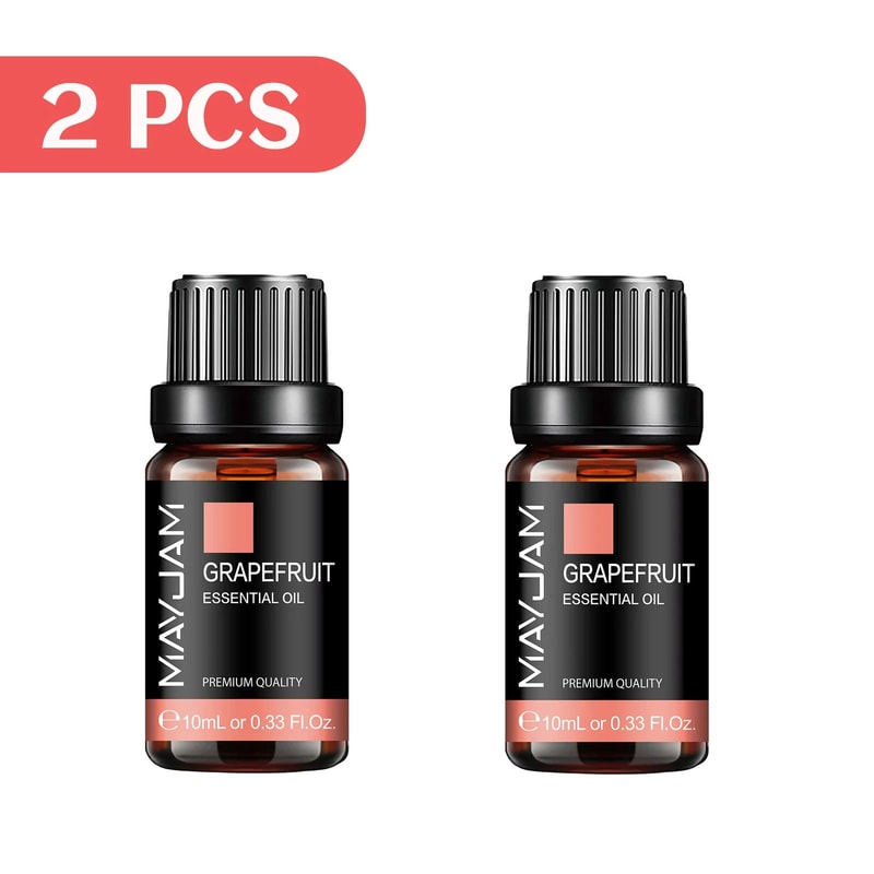 MAYJAM 2pcs Essential Oil Set 10ml Pure Aromatherapy Oils For Diffuser Humidifier DIY 24
