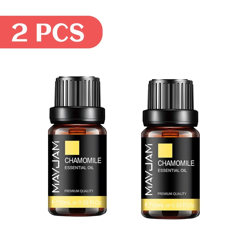 MAYJAM 2pcs Essential Oil Set 10ml Pure Aromatherapy Oils For Diffuser Humidifier DIY 25