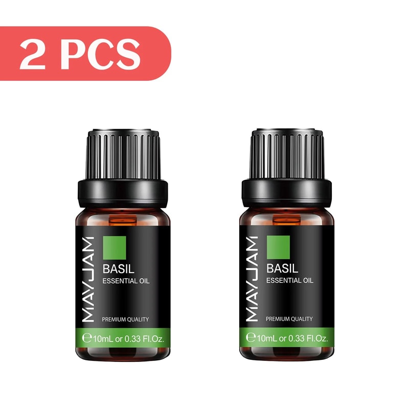MAYJAM 2pcs Essential Oil Set 10ml Pure Aromatherapy Oils For Diffuser Humidifier DIY 28
