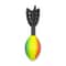 1142 In Rainbow Foam Spiral Rocket Football Long Distance Throwing Outdoor Dart Toy 0