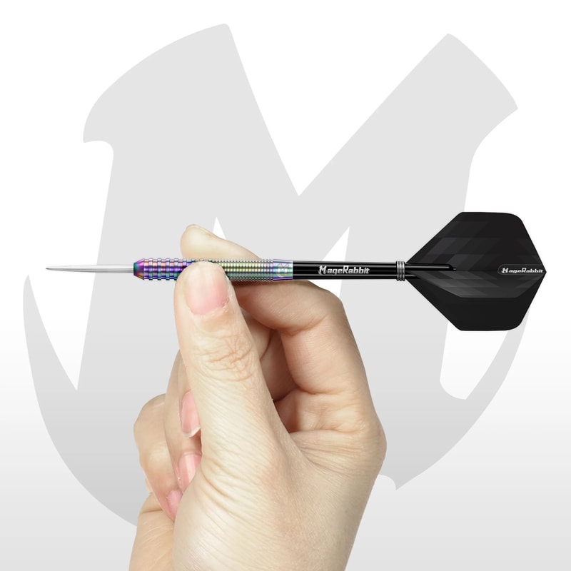 MageRabbit 23g 90 Tungsten Professional Dart Set HighProfile Steel Tip Darts With Flights Shafts 4