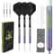 MageRabbit 23g 90 Tungsten Professional Dart Set HighProfile Steel Tip Darts With Flights Shafts 0