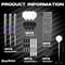 MageRabbit 23g 90 Tungsten Professional Dart Set HighProfile Steel Tip Darts With Flights Shafts 5