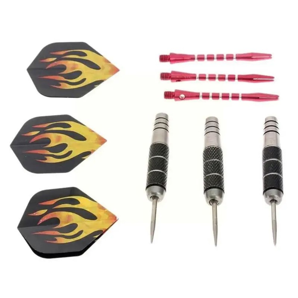 Professional Tungsten Steel Tip Dart Set Competition Darts With Steel Shafts Flights 5