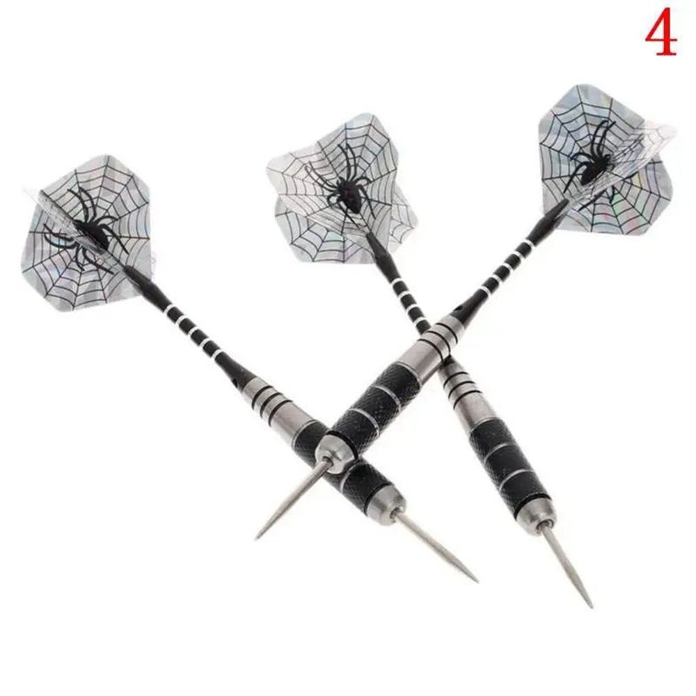 Professional Tungsten Steel Tip Dart Set Competition Darts With Steel Shafts Flights 9