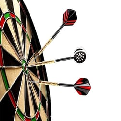 professional steel tip dart set – 14g copper plated metal darts for dartboard play