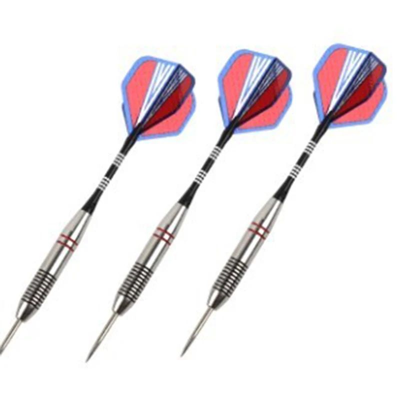 Professional Steel Tip Dart Set Precision Darts With Aluminum Shafts Dart Flights 6