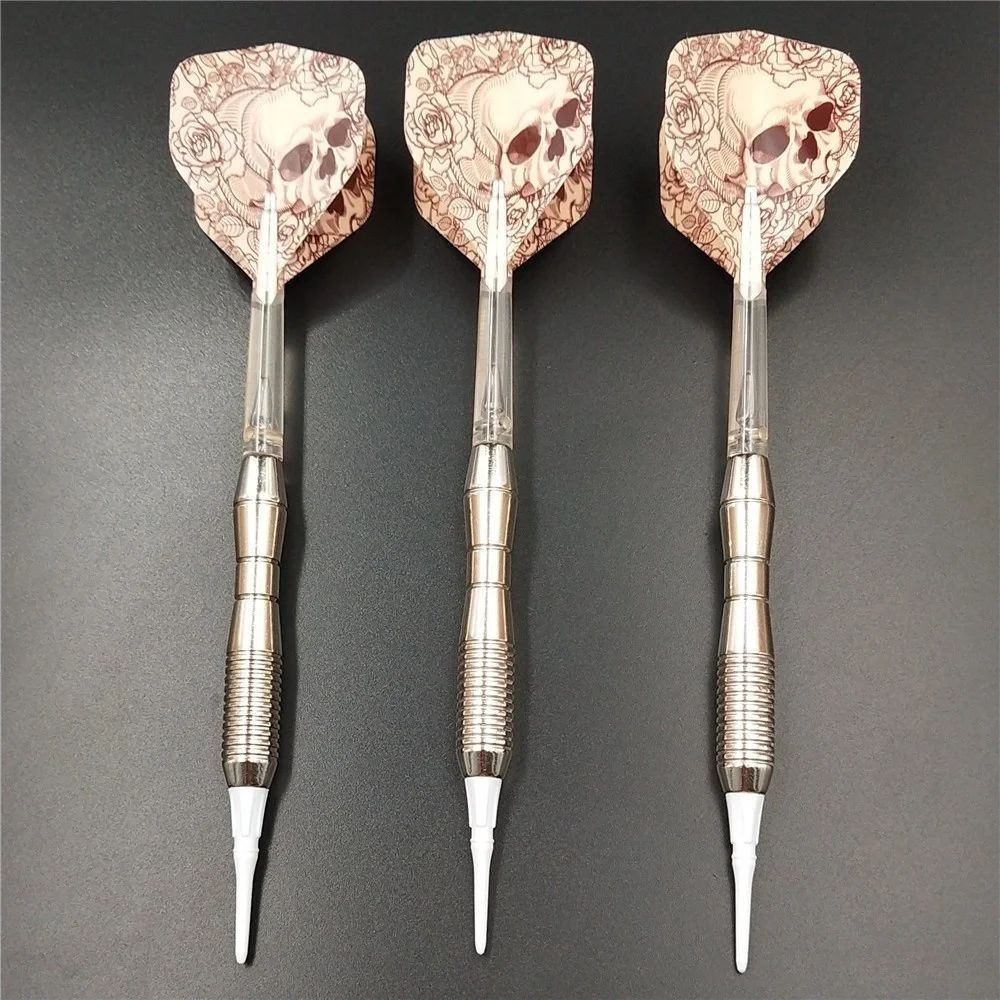 Fox Smiling Soft Tip Electronic Darts Set Precision Nylon Shaft Dart Throwing Set With PET Flights 5