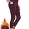 Womens Winter Thermal Leggings With Pockets High Waisted Fleece Lined Tummy Control Warm Workout R 6