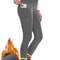 Womens Winter Thermal Leggings With Pockets High Waisted Fleece Lined Tummy Control Warm Workout R 10