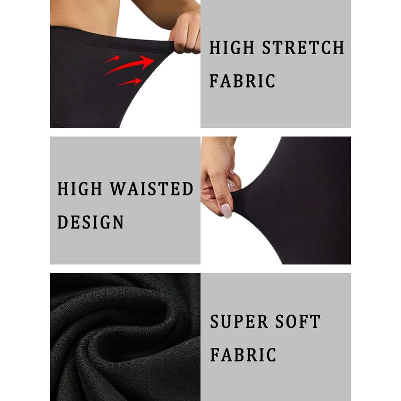 Plus Size Super Soft Athletic Leggings For Women High Stretch No See Through Workout Running Yoga 3