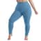 Plus Size High Waisted Yoga Capri Leggings With Pockets Hip Lift Athletic Workout Sports Pants For 3