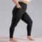 Plus Size High Waisted Yoga Capri Leggings With Pockets Hip Lift Athletic Workout Sports Pants For 5