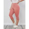 Plus Size S8XL Hollow Out Yoga Capri Leggings High Elastic Elegant MidCalf Casual Summer Pants For 6
