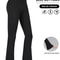 Plus Size Womens Super Soft High Waisted Flare Leggings Tummy Control Bootcut Yoga Running Pants 9