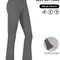 Plus Size Womens Super Soft High Waisted Flare Leggings Tummy Control Bootcut Yoga Running Pants 10