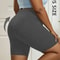 Plus Size Super Soft Biker Shorts For Women High Stretch No SeeThrough Yoga Running Athletic Shor 2