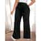 Plus Size 1XL5XL Womens Casual Drawstring Pants Slim Fit Solid Color Commuter Trousers 5