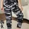 CUHAKCI Plus Size HighWaist Stretch Camouflage Cropped Leggings For Women Tummy Control Gym Casua 5