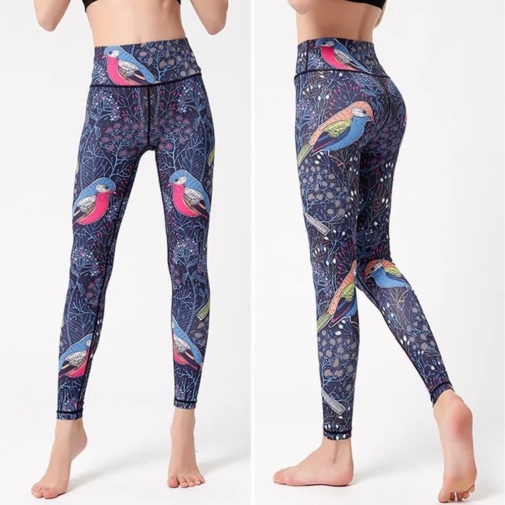 Cloud Hide Womens HighWaist 4Way Stretch Yoga Leggings NonSeeThrough Fitness Running Pants 0