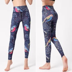 cloud hide women's high-waist 4-way stretch yoga leggings – non-see-through fitness & running pants