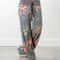 Womens Plus Size Floral Wide Leg Yoga Pants Loose Fit Drawstring Casual Lounge Trousers 7