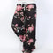 Womens Plus Size Floral Wide Leg Yoga Pants Loose Fit Drawstring Casual Lounge Trousers 11