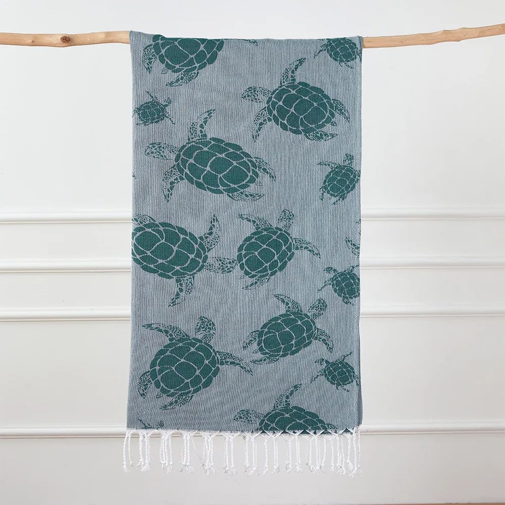 Turkish Cotton Cherry Bow Beach Towel QuickDry Fringed Bath Sauna Towel For Kids Family 10