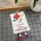 Christmas Cartoon Hanging Hand Towel Thick Coral Fleece Absorbent Kitchen Bathroom Cloth 8