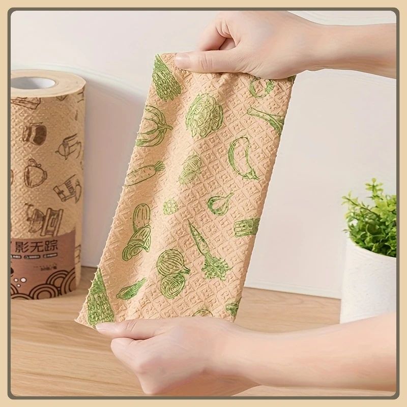 Reusable HeavyDuty Cleaning Cloth Roll Thick LintFree Washable QuickDry MultiPurpose Towels 2