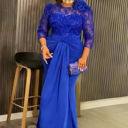 fashion plus size african sequin bodycon gown – dashiki elegant long evening & wedding dress