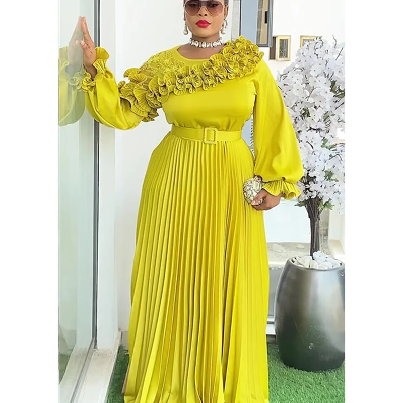 Plus Size African Dashiki Ankara Maxi Dress Elegant Wedding Evening Party Gown 8