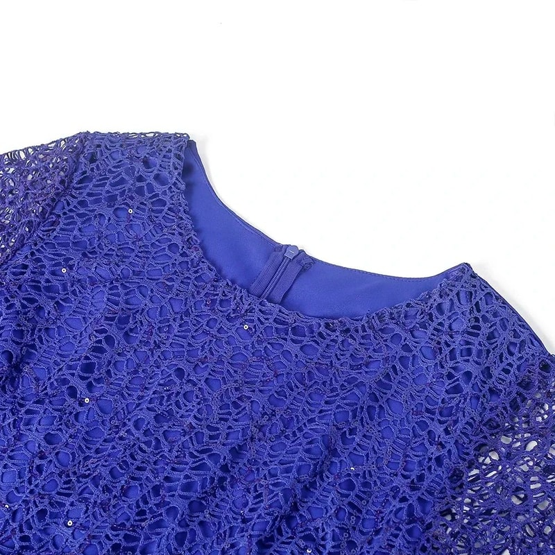 Chamliforve Plus Size African Dashiki Ankara Lace Maxi Dress Elegant Wedding Party Gown 4