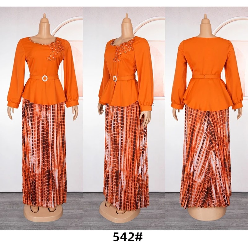 Fashion Plus Size African Dashiki Ankara Lace Maxi Dress Elegant Wedding Party Gown 2