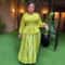 Fashion Plus Size African Dashiki Ankara Lace Maxi Dress Elegant Wedding Party Gown 6