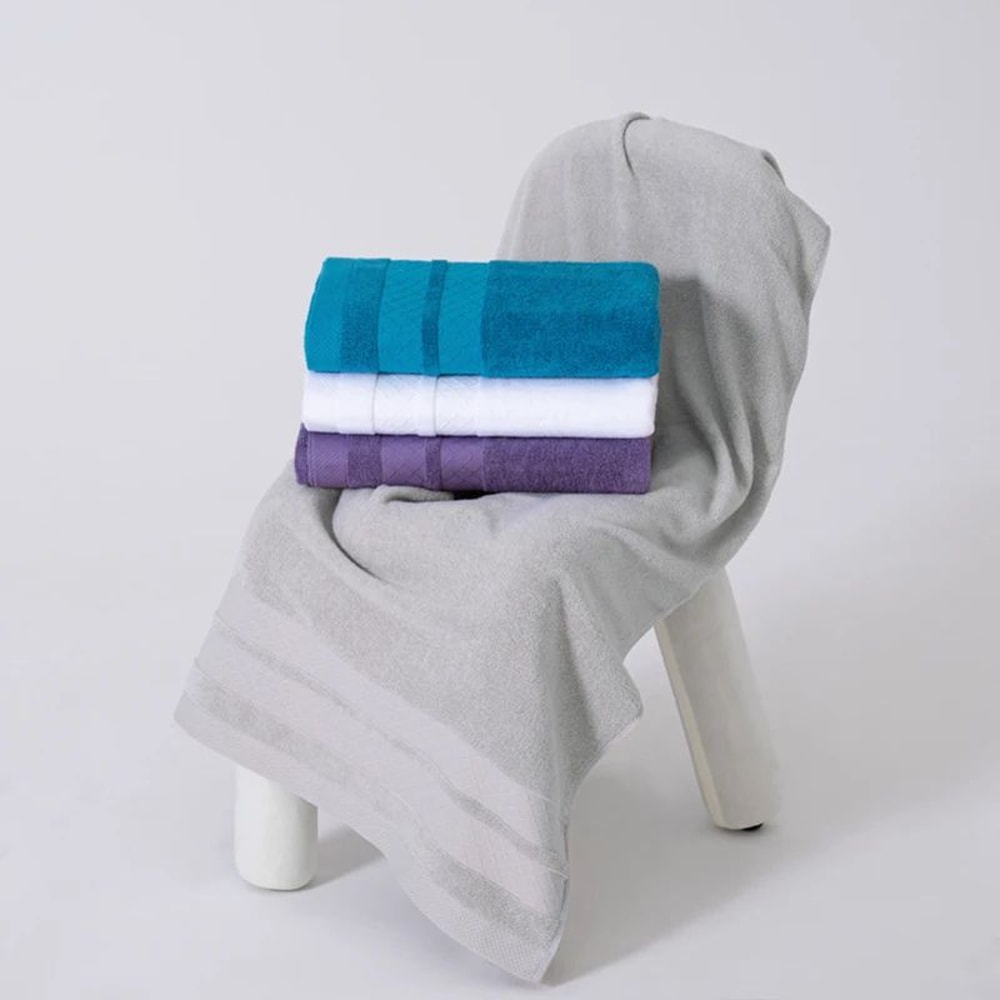 Luxury LongStaple Cotton Bath Towel Ultra Soft Thick Absorbent Large Bathroom Towel 1