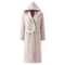 Couple Hooded Waffle Cotton Bathrobe Kimono Lounge Sleepwear Robe Set 10